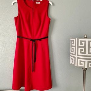 Calvin Klein red dress